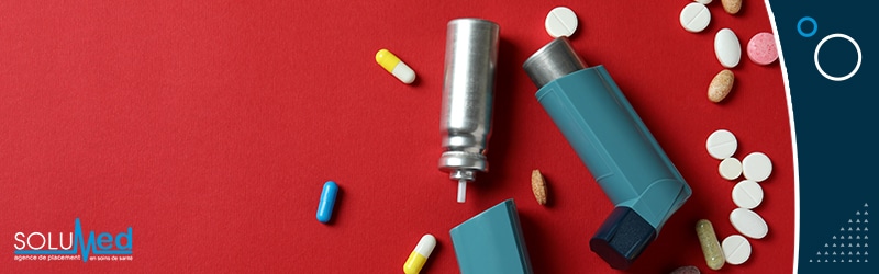 pompe d'asthme et médicaments